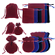 nbeads 48piezas 12 estilos bolsas rectangulares de terciopelo con cordón(TP-NB0001-49)-1