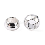 Brass Crimp Beads, Silver, 3mm, hole: 1.2mm, about 285pcs/10g(X-J0JMP022)