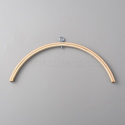 DIY Bamboo Wind Chime Holder, with Iron Finding, BurlyWood, 125x245x10mm, Hole: 3~10mm(AJEW-WH0001-59C)