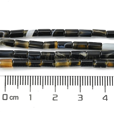 природный агат бисер нитей(G-D067-A01)-5