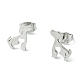 Cute Little Animal Theme 304 Stainless Steel Stud Earrings(EJEW-B041-02A-P)-1