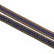 Ethnic Style Embroidery Flat Polyester Elastic Rubber Cord/Band(OCOR-WH0079-97B)-1