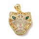 Brass Clear Cubic Zirconia Pendants(KK-H433-42G)-1