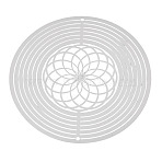 1Pc 201 Stainless Steel Connector Charms, Etched Metal Embellishments, Non-Tarnish, Flower, 150x1mm, Hole: 3mm(STAS-TADJ0001-08B)