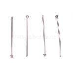 Tarnish Resistant 304 Stainless Steel Flat Head Pins, Stainless Steel Color, 22x0.7mm, 21 Gauge, Head: 1.2~1.5mm(STAS-H358-06C)