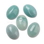 Natural Flower Amazonite Cabochons, Oval, 18x13x5~5.5mm(X-G-C115-01A-31)