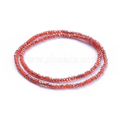 Electroplate Glass Beads Strands(GLAA-F079-HR01)-2