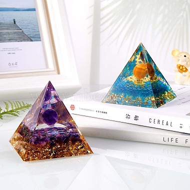 Amethyst Crystal Pyramid Decorations(JX069A)-4