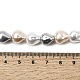 Electroplated Glass Shell Pearl Beads Strands(BSHE-B009-D03-01)-4