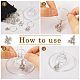 48Pcs 24 Style 12 Constellations Alloy Wine Glass Charms with Rhinestone(AJEW-TAC00002)-5