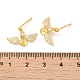 Wings 925 Sterling Silver Micro Pave Cubic Zirconia Dangle Stud Earring Findings(STER-P056-10G)-3