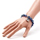 Evil Eye Resin Beads Stretch Bracelet for Girl Women(BJEW-JB06762-01)-3
