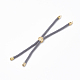 Nylon Twisted Cord Bracelet Making(MAK-T003-10G)-2