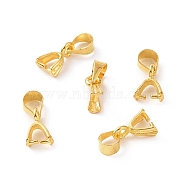 Iron Ice Pick Pinch Bails, Golden, 8.5mm, Hole: 3x4mm, Pin: 0.8mm(IFIN-E023-G)