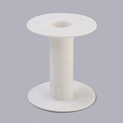 Plastic Spools, Wheel, White, 68x78mm, Hole: 21mm, Center Shaft: 74x23mm(TOOL-XCP0001-19)