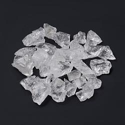 Rough Raw Natural Quartz Crystal Beads, No Hole/Undrilled, Nuggets, 30~50x32~38x19~26mm, about 30pcs/1000g(G-F710-04)