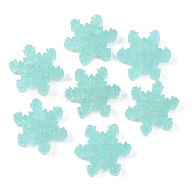 Christmas Translucent Resin Cabochons(RESI-WH0026-40B-01)-2