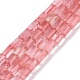 Cherry Quartz Glass Beads Strands(G-C128-A24-01)-1