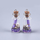 Glass Wishing Bottle Pendant Decorations(A-GLAA-S181-02A)-2