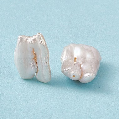 Perles de perles de keshi naturelles baroques(PEAR-N020-P30)-3