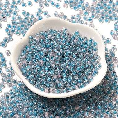 Transparent Glass Round Seed Beads(SEED-B001-05A-27)-2