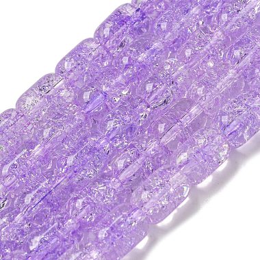 Medium Orchid Column Glass Beads