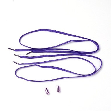 Purple Elastic Fibre Shoelace
