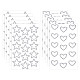 10 Sheets 2 Style Rhinestones Face Sticker(FIND-GO0001-59)-1