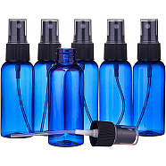 Plastic Spray Bottle, Blue, 11.3x3.2cm, Capacity: 50ml(MRMJ-BC0001-43)