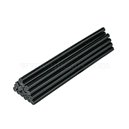 Plastic Glue Sticks, Use for Glue Gun, Black, 270x11mm, about 17strands/500g(TOOL-P003-06)