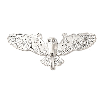 Tibetan Style Alloy Big Pendants, Cadmium Free & Lead Free, Owl for Halloween, Antique Silver, 30.5x70x3mm, Hole: 2.5mm, about 151Pcs/1000G