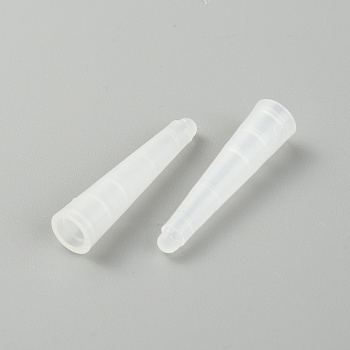Plastic Tweezer Protective Covers, Sheath for Straight Tip Tweezer, WhiteSmoke, 27x6mm, Hole: 4mm