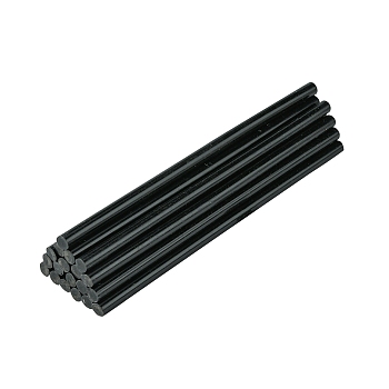 Plastic Glue Sticks, Use for Glue Gun, Black, 270x11mm, about 17strands/500g