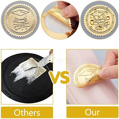 Custom Round Silver Foil Embossed Picture Stickers(DIY-WH0503-015)-3