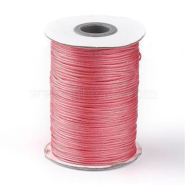 1mm LightCoral Waxed Polyester Cord Thread & Cord