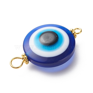 Transparent Evil Eye Resin Connector Charms(PALLOY-JF01848-01)-6