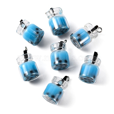 Glass Bottle Pendants(X-CRES-S359-01C)-3