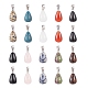 20Pcs 10 Style Natural Gemstone Pendants(G-LS0002-13)-2