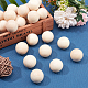 Natural Wooden Round Ball(WOOD-PH0008-93-30mm)-4