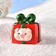 Christmas Themed Resin Gift Box Figurine(XMAS-PW0001-091I)-1