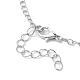 Valentine's Day Alloy and 201 Stainless Steel Word Love Pendant Necklaces(NJEW-JN04693)-5