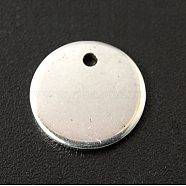 304 Stainless Steel Stamping Blank Tag Pendants, Flat Round, 20x0.6mm(X-STAS-Q056-20mm)