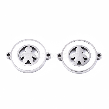 Stainless Steel Color White Flat Round 304 Stainless Steel Links
