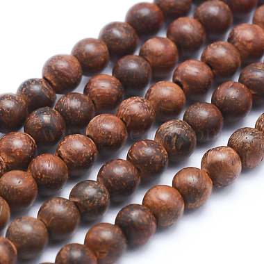 Natural Rosewood Beads Strands(X-WOOD-P011-06-8mm)-2