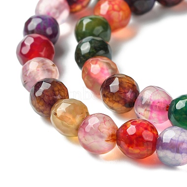 Natural Agate Round Beads Strand(X-G-L084-6mm-08)-5