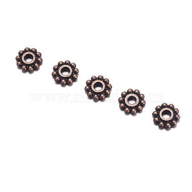 Gear Tibetan Style Alloy Spacer Beads(X-RAB145-NF)-2
