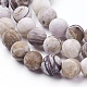 Chapelets de perles en bois pétrifié amérique naturelle(G-P430-03-B)-3