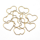 Brass Cubic Zirconia Pendants(KK-T032-024G)-3
