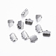 304 Stainless Steel Ribbon Crimp Ends(X-STAS-H376-120)-1