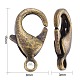 Bronce antiguo broches pinza de langosta latón(X-KK-903-AB-NF)-4